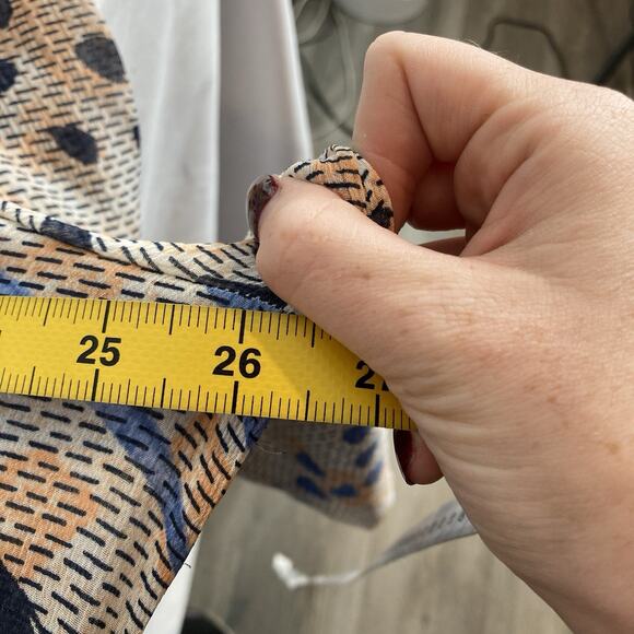 Chico's Women's Boho Glam Sequin Embellished Sheer Tunic Top Size 3 XL Flowy - Picture 4 of 11